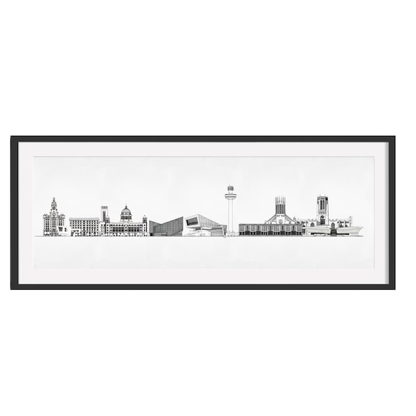 Liverpool Skyline Etsy UK