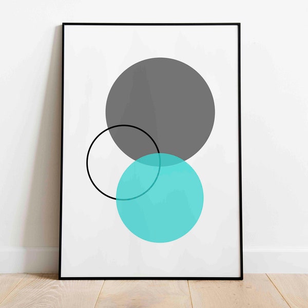 Turquoise Wall Art Etsy UK