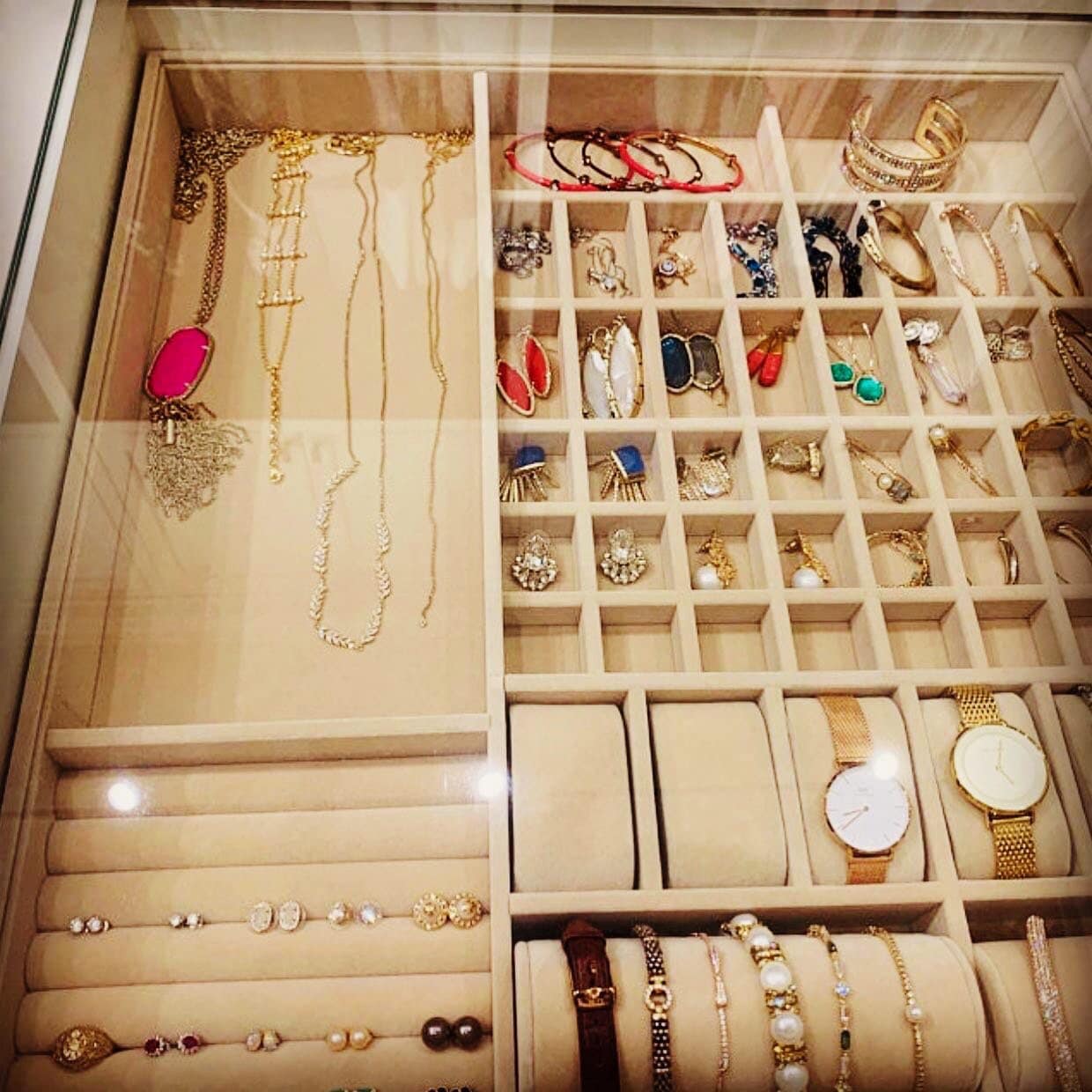 CUSTOM Jewelry Organizer Trays Necklaces Stand Watch  Etsy