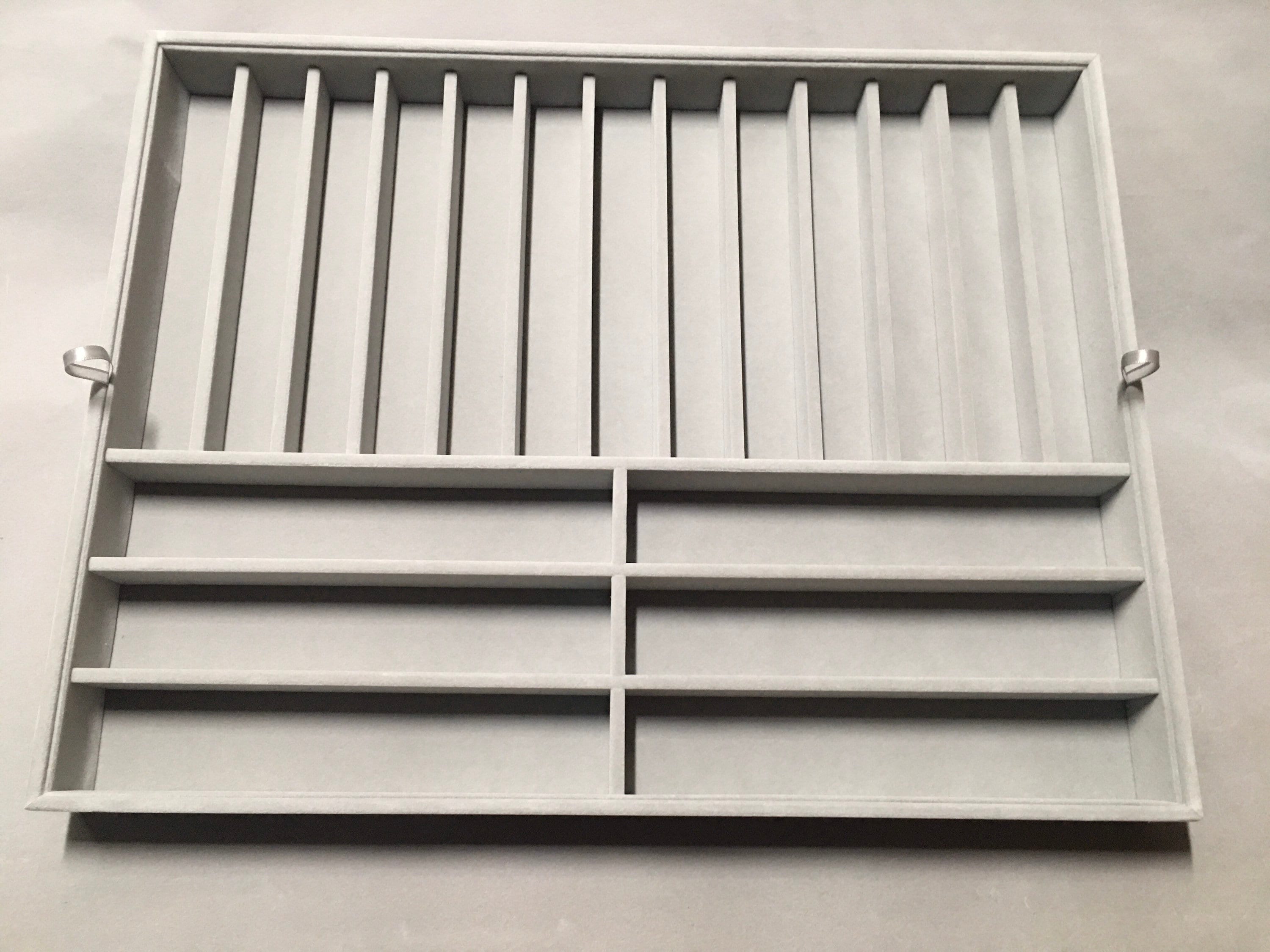 Organizer Gioielli In MetallO - Espositore Per Collane, Orecchini E Bracciali, Con Vassoio, Nero