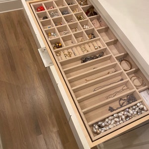 Custom Jewelry Organizer, Custom Drawer Inserts, Jewelry Trays, Sunglasses Organizer, Necklaces Holder, Bracelets Stand, Watch Organizer