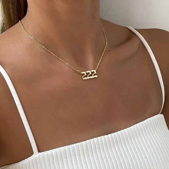 Angel Number Custom Necklace – Sami Jewels