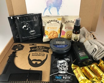 Mens Beard Grooming Pamper Letterbox treats | Valentine gift | Gift ideas for him | gift | Hug in a box | Boyfriend