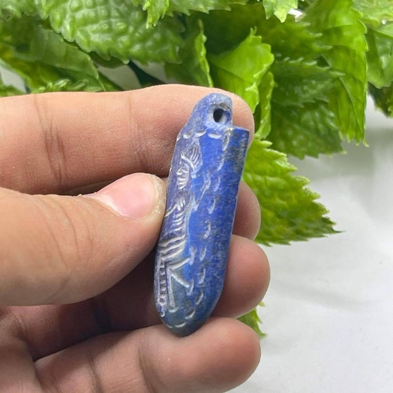 Stunning Ancient Sassanian Old Lapis Lazuli Stone… - image 5