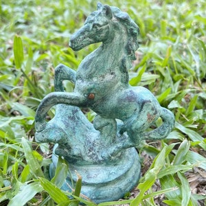 Beautiful Ancient Mesume Quality Antique Roman Old Bronze Unique Standing Horse Statue