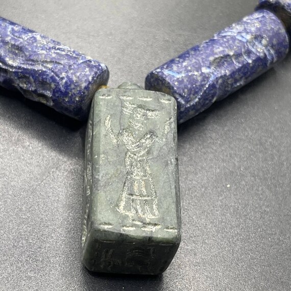 Super Ancient Lapis Lazuli Stone And Old Jade Sto… - image 5