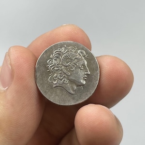 Beautiful Ancient Roman Empir Imperial Bronze Coated Coin In Excellent Condition