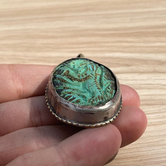 Unique Ancient Near Eastern Old Turquoise Stone B… - image 4