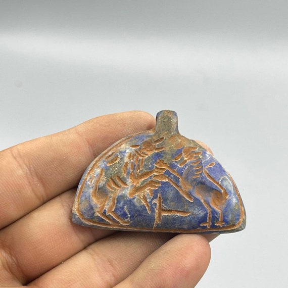 Beautiful Antique Sassanian Old Lapis Lazuli Ston… - image 1