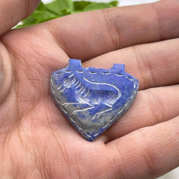 Stunning Ancient Sassanian Old Lapis Lazuli Stone… - image 3