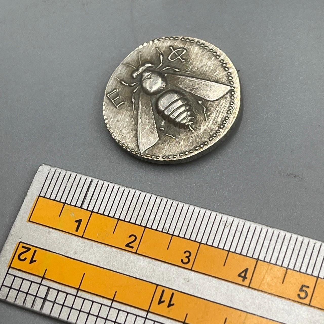 『本物保証』　古代ギリシャ　青銅貨 ブロンズコイン 紀元前200年頃 ガラスケース入り古代ギリシャの青銅貨幣 - 本物 - 高品質 - 2200 年