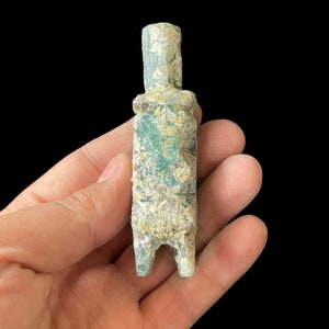 Circa 200-300AD Ancient Iridescent Old Roman Glass Unique Bottle Found In Afghanistan Balkh