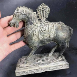 Wonderful Unique Ancient Old Roman Bronze Horse Statuette Circa 100-300AD