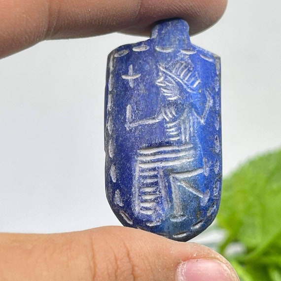 Stunning Ancient Sassanian Old Lapis Lazuli Stone… - image 2