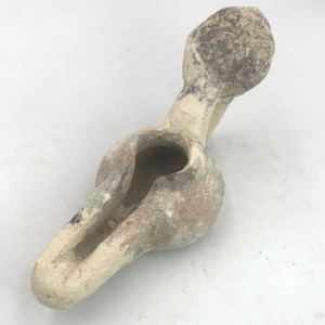 Ancient Roman Terracotta Oil Lamp: Museum Quality, Circa 200-300 AD