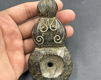 Talla de piedra de jaspe de la antigua Roma: Estatua de figura humana
