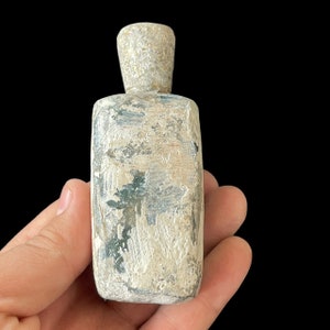 Circa 200-300AD Ancient Iridescent Old Roman Glass Unique Bottle Found In Afghanistan Balkh