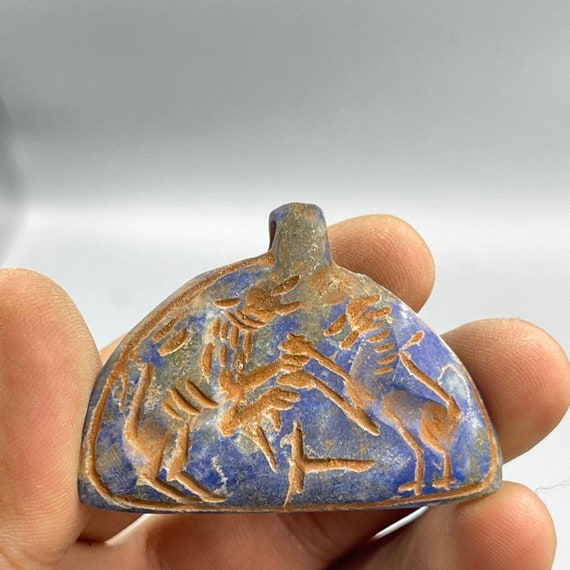 Beautiful Antique Sassanian Old Lapis Lazuli Ston… - image 2