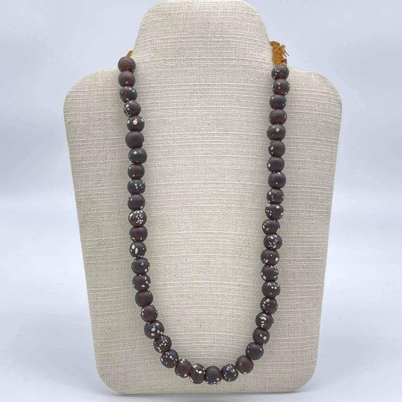 Beautiful Antique African Glass Beads Necklace Au… - image 2
