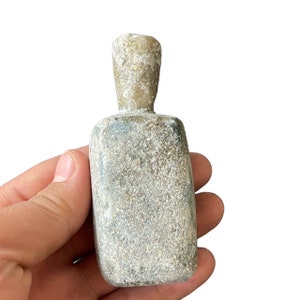 Circa 200-300AD Ancient Iridescent Old Roman Glass Unique Bottle Found In Afghanistan Balkh