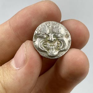 Spectacular Ancient Roman Empire Imperial Bronze Coated Coin In Excellent Condition