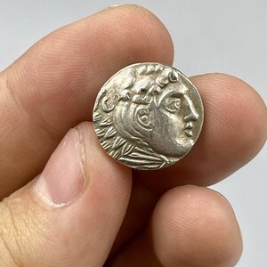 Unique Ancient Roman Empire Imperial Bronze Coated Coin In Excellent Condition