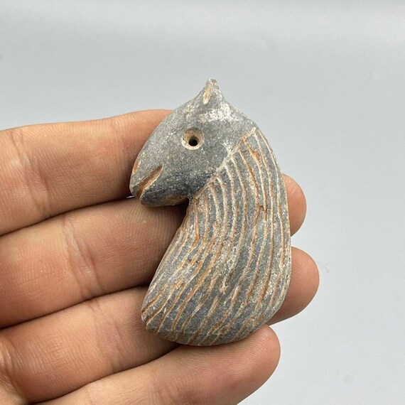 Stunning Ancient Near Eastern Old Stone Bird Anim… - image 1