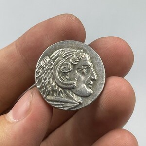 Rare Ancient Greek Old Bronze Uniqe Rare Coin in Fine Condition