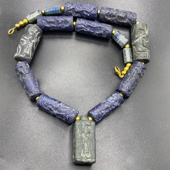 Super Ancient Lapis Lazuli Stone And Old Jade Sto… - image 6
