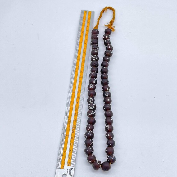 Beautiful Antique African Glass Beads Necklace Au… - image 8