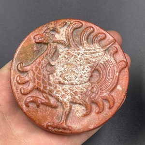 Qing Dynasty Jasper Dragon Amulet: Ancient Chinese Carved Pendant