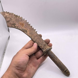 Eccellente antico vicino Oriente vecchio ferro bellissimo raro coltello pericoloso
