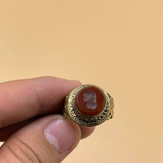 Beautiful Ancient Near Eastern Old Carnelian Agat… - image 4