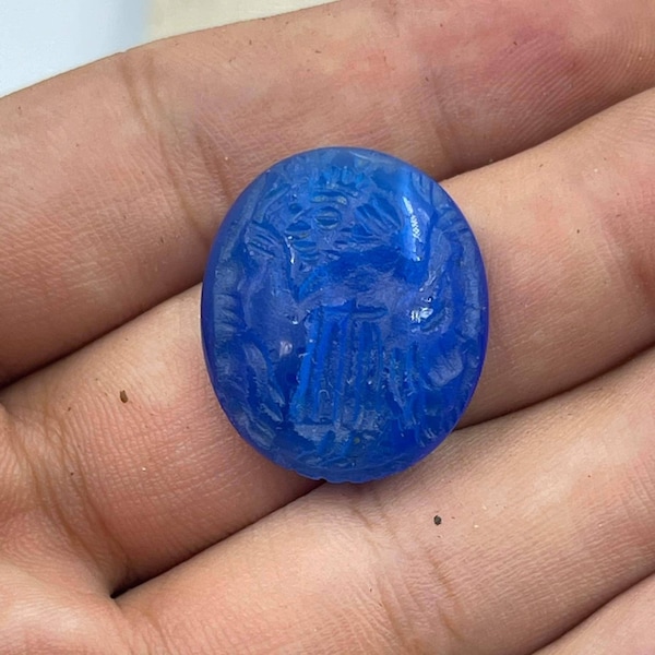 Belle Rare Excellent Naga Gem King Intaglio Seal Stamp Unique Rare Cabochon