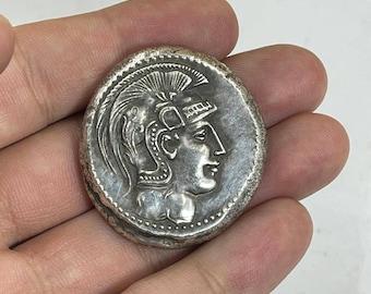 Circa 3rd Century Greek Empire Excellent Solid Silver Lovely Wonderful Coin