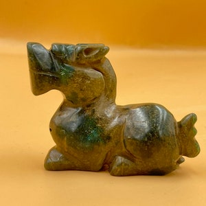 Beautiful Ancient Near Eastern Old Jasper Stone carved dragon statue
