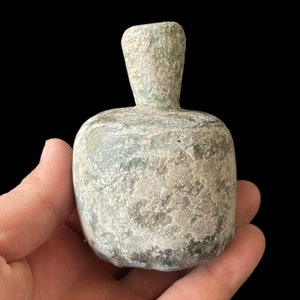 Circa 200-300AD Spectacular Ancient Iridescent Old Roman Glass Unique Bottle Found In Afghanistan Balkh