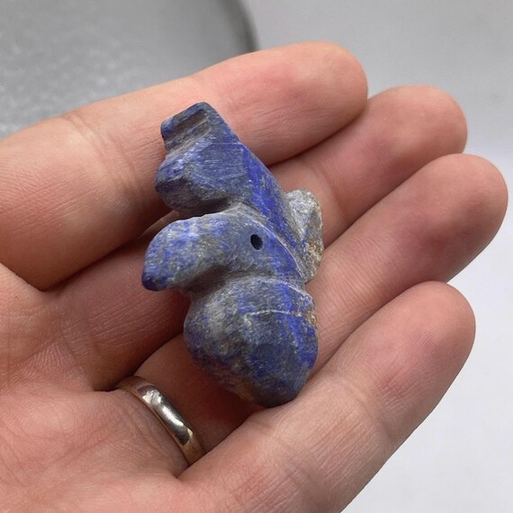 古代近東 ラピスラズリ 動物像 宝石 石像 アンティーク 古道具 ビンテージ 古代近東 ラピスラズリ 動物像 b 宝石 石像 アンティーク 古道具