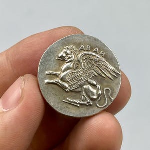 Rare Ancient Greek Old Bronze Uniqe Rare Coin in Fine Condition