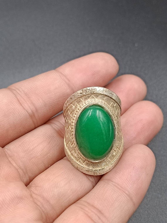Wonderful Ancient Antique Lovely Jade Stone Uniqu… - image 5