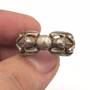 Beautiful Unique Antique Near Eastern Bronze Frog Lovely Ring