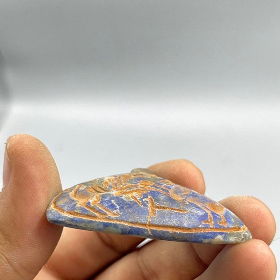 Beautiful Antique Sassanian Old Lapis Lazuli Ston… - image 7