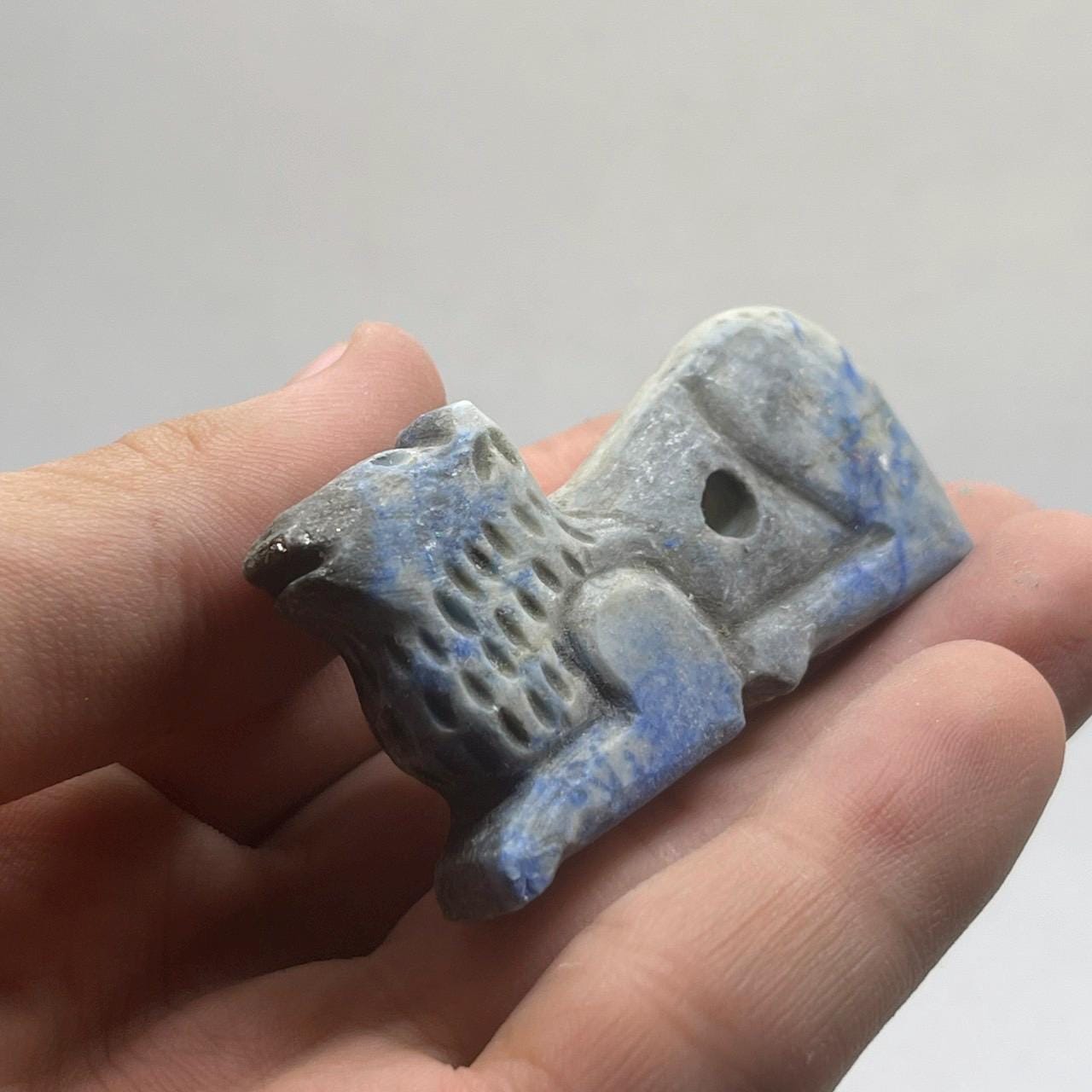 古代近東 ラピスラズリ 動物像 宝石 石像 アンティーク 古道具 ビンテージ 古代近東 ラピスラズリ 動物像 宝石 石像 アンティーク 古道具