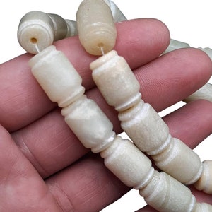 Sale Lot Of Ancient Natural Old Jade Stone Beads Strands