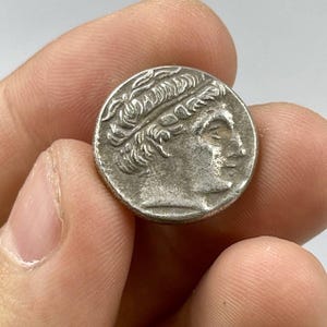 Ancient Roman Empire Imperial Bronze Coated Coin In Excellent Condition
