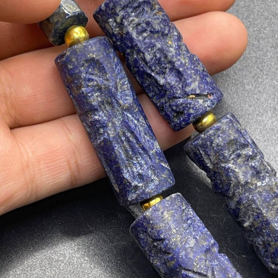 Super Ancient Lapis Lazuli Stone And Old Jade Sto… - image 3