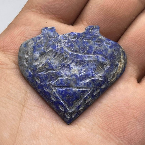 Stunning Ancient Sassanian Old Lapis Lazuli Stone… - image 5