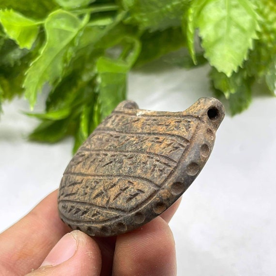 Lovely Authentic Ancient Old Stone Amulet Pendent… - image 5
