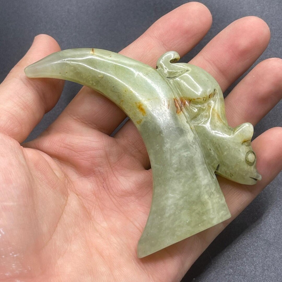 Ancient Chinese Tang Dynasty Jade Stone Animal Figure Carved Amulet - Etsy