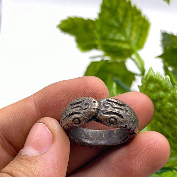 Excellent Vintage Antique Ancient Roman Old Bronze Wo… Gem